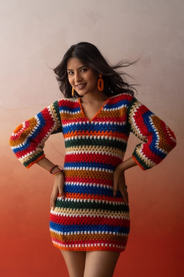 Multi-Colour boho dress