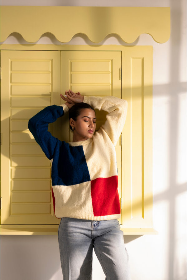 Colorblock Cozy Sweater